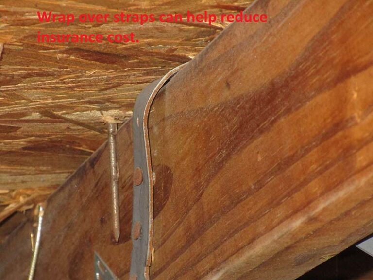 Hurricane Strap Found During Home Inspection