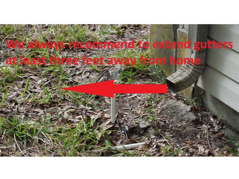 Rain Gutter that needs extension